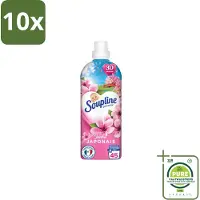 Soupline 10 x – Wasverzachter – Japanse Tuin – 950 ml - Grootverpakking - Wasverzachter - Wasgoed - Zachte Wasgoed - Geur - Japanse Tuin