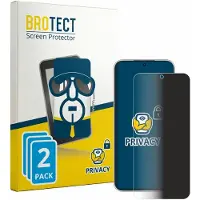 BROTECT - privacy screenprotector voor Huawei Nova 16z - Folie Beschermfolie Blauwlichtfilter 2 Stuks