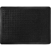 ANRO Anti-vermoeidheidsmat Zwart 60x80cm – Werkplekmat Sta-mat Ergonomisch Antislip Keukenmat Rubber