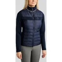 Montar SS26 MoLila Hybrid Jas met Champagne Kristal tape en Kristallen Navy M