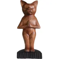 Ancient Wisdom Handgesneden yogakat - staand