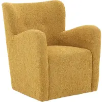 Goossens Fauteuil Brownie - Stof - Geel