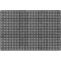 ANRO Deurmat Zwart 100x200 cm - Schoonloopmat - Antislip