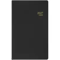 Brepols bureau agenda 2027 - BUILDING [0.414] - SETA - Bureau agenda - 1 dag op 1 pagina - Dagoverzicht - Zwart - 10 x 16.5 cm