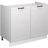 Vicco Wastafelkast Fame-Line Wit Landhuis/Wit 100 cm zonder werkblad, Model 61594