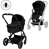 Cybex Buggy/Kinderwagen - Balios S Lux - 2-I-1 - Moon Black - - One Size - Buggy