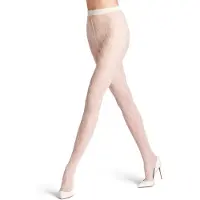 Falke New Boheme 25 DEN transparent materiaal transparent 25 DEN Panty dames wit - maat M