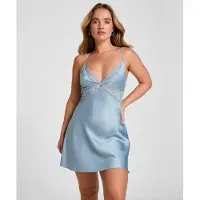 Hunkemoller Slipdress Viktoria Blauw Dames | Maat: M