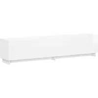 vidaXL TV-meubel 180 x 34,5 x 40 cm Hoogglans Wit Bewerkt hout