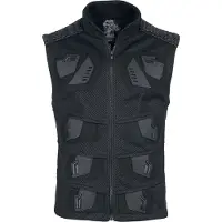 Punk Rave - Gothic Bodywarmer - Cyberpunk Vest - S tot 5XL - voor Mannen - zwart | Maat M