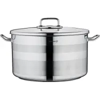 Korkmaz Astra2 - Roestvrijstalen pan, 12,5 liter, diameter 30 cm