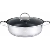 Zilner Lage Pan/Diepe Pan Staal 24cm 3,5L Antiaanbaklaag