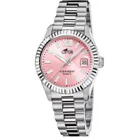 Lotus Analoog horloge pink