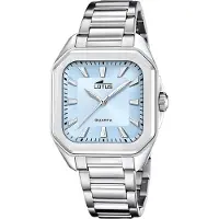 Lotus Analoog horloge '- Watch Square Series - Quartz watch movement - Watch case width: 35 mm' blauw