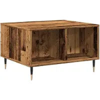 vidaXL Salontafel, look van gerecycled hout, 60x50x36,5 cm, houtvezel
