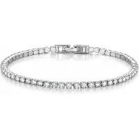LGT JWLS Zilverkleurige Segmentring Piercing met Dubbele Ketting voor Neus en Kraakbeen - 10mm