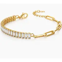 LGT JWLS Zilverkleurige Segmentring Piercing met Enkele Ketting voor Neus en Kraakbeen - 8mm