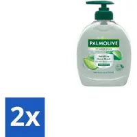 Palmolive 2 x – Handzeep – Hygiene Plus Sensitive – Pompje - 300 ml - Gevoelige Huid - Handzeep - Hygiëne - Aloë Vera - Dermatologisch Getest