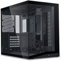 Lian Li 011 Dynamic Mini, model O11 DYNAMIC MINI V2, mini-tower, computerbehuizing, zwart, compatibel met ATX, Micro ATX en Mini-ATX moederborden, aluminium, gaas, gehard glas, 16 cm
