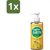 Happy Earth 1 x – Handzeep – 100% Natuurlijk Jasmine Ho Wood – 300 ml - Natuurlijke Handzeep - Vegan Handzeep - Antibacteriële Handzeep - Handzeep Met Jasmijn - Handzeep Met Ho Wood