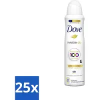 Dove 25 x - Deodorant - Spray Invisible Dry - Onzichtbare bescherming - 250 ml - Onze Zichtbare Vlekken - Onzichtbare Frisheid - Deodorant Spray - Zweet En Geur Bescherming - 250 Ml Deodorant