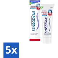 Sensodyne 5 x – Tandpasta – Gevoeligheid & Tandvlees – 75 ml - Gevoelige Tanden - Tandvleesbescherming - Tandgevoeligheid - Tandplak - Gaatjes