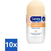 Sanex 10 x – Deodorant Roller – Dermo Sensitive – 53 ml - Kabel - Kabels - Kabelsysteem - Kabelsysteem