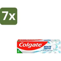 Colgate 7 x – Tandpasta – White Teeth – 75 ml - Tandpasta - Witte Tanden - Wittere Tanden - Tanden Reinigen - Tandenborstel