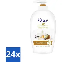 Dove 24 x - Handzeep - Pampering Care - Verzachtend - 250 ml - Handzeep - Shea Butter - Hydraterende Handzeep - Zachte Handen - Kalmerende Geur