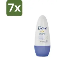 Dove 7 x – Deodorant Roller – Original – 50 ml - Deodorant Roller - Okselgeur - Hydraterende Deodorant - Klassieke -geur - Frisse Geur