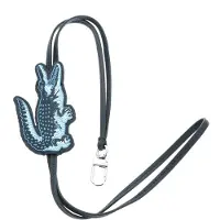 Lacoste sleutelhanger Bag Charm Varech donkergroen