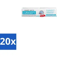 Curasept 20 x Gel-Tandpasta 0,05% CHX 75 ml - Tandpasta - Antibacteriële Tandpasta - Chloorhexidine - Tandvleesbescherming - Plaquevoorkomend