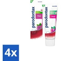 Parodontax 4 x - Tandpasta - Herbal Fresh - Bergamot & Mint - 75ml - Tandvleesgezondheid - Tandpasta - Kruidenextracten - Bloedend Tandvlees - Mondhygiëne