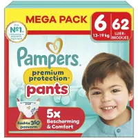 Pampers - Premium Protection Pants - Maat 6 - Mega Pack - 62 stuks - 15+ KG