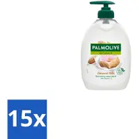 Palmolive 15 x - Handzeep - Met Pomp - Almond Milk - 500ml - Kabel - Kabels - Kabelsysteem