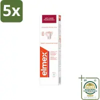 Elmex 5 x Tandpasta Anti-Cariës Professional Advanced Protection 75 ml - Grootverpakking - Anti Cariës - Tandpasta - Gaatjes - Suikerzuur Neutralisator - Plaque