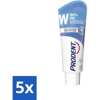 Prodent 5 x – Tandpasta – Wit + Fris – Complete Bescherming – 75 ml - Voordeelverpakking - 5 stuks