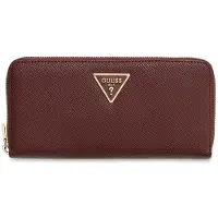 GUESS portemonnee Laurel II Large Zip Around Wallet Burgundy wijnrood