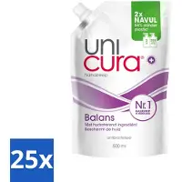 Unicura 25 x – Vloeibare Handzeep Navulling – Balans – 500 ml - Kabel - Kabels - Kabelsysteem - Kabelsysteem