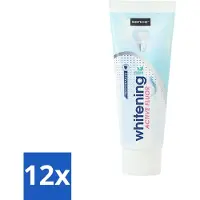 Sence 12 x - Whitening - Tandpasta - Met Fluor - 75 ml - Tandpasta - Witte Tanden - Fluoride - Whitening - Frisse Adem