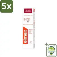 Elmex 5 x Tandpasta Anti-Cariës Professional Advanced Protection 75 ml - Grootverpakking - Anti Cariës - Tandpasta - Gaatjes - Suikerzuur Neutralisator - Plaque
