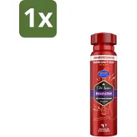 Old Spice 1 x – Deospray – Rockstar – 150 ml - Rockstar - Deodorant Spray - Frisheid - Lichaamsgeur - Energie