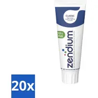Zendium 20 x Tandpasta Classic 75 ml - Tandpasta - Natuurlijke Enzymen - Gezond Microbioom - Fluoride - Gevoelige Mond