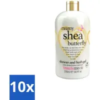 Treaclemoon 10 x – Bad- & Douchegel – Creamy Shea Butterfly – 500 ml - Bad En Douchegel - Shea Butter - Bloemige Geur - Ontspanning - Zachte Geur