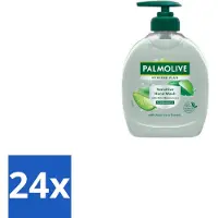 Palmolive 24 x – Handzeep – Hygiene Plus Sensitive – Pompje - 300 ml - Gevoelige Huid - Handzeep - Hygiëne - Aloë Vera - Dermatologisch Getest