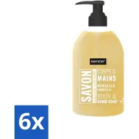 Sence 6 x - La Maison Du Savon De Marseille - Handzeep - Vanille - Hygiënisch - 500 ml - Savon De Marseille - Handzeep - Vanille - Hygiëne - Reiniging