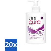 Unicura 20 x - Vloeibare Handzeep - Anti Bacterieel - Balans - 250 ml - Handzeep - Antibacterieel - Handen Reinigen - Huid Verzorgen - Natuurlijke Handzeep