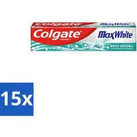 Colgate 15 x - Max White - Whitening Crystals - Tandpasta - 100ml - Voordeelverpakking - 15 stuks