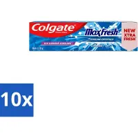 Colgate 10 x - Max Fresh - Cool Mint - Tandpasta - 100ml - Voordeelverpakking - 10 stuks