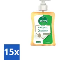 Dettol 15 x - Handzeep - Original - Klassieke Hygiëne - 250 ml - Handzeep - Antibacterieel - Hygiëne - Handwas - Huidvriendelijk